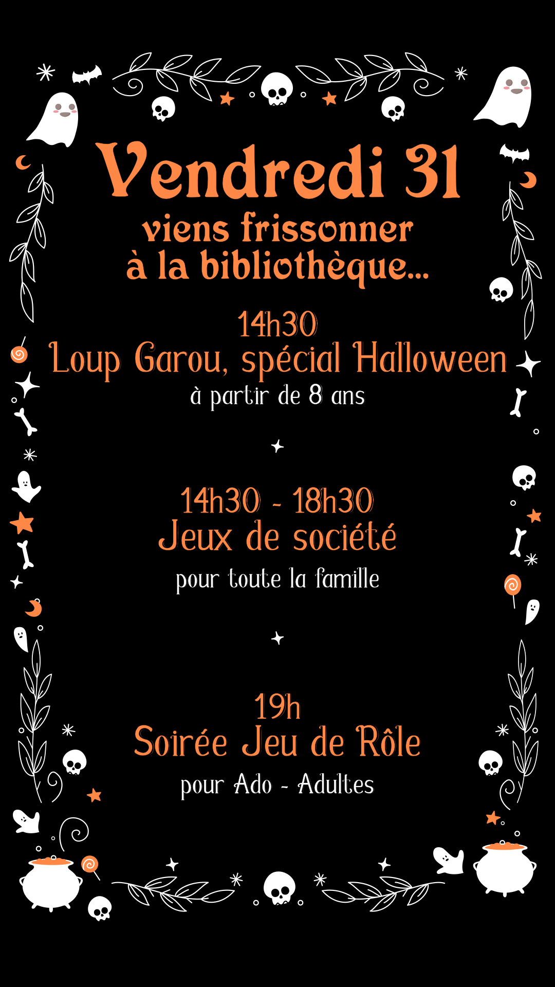 Programme des animations
