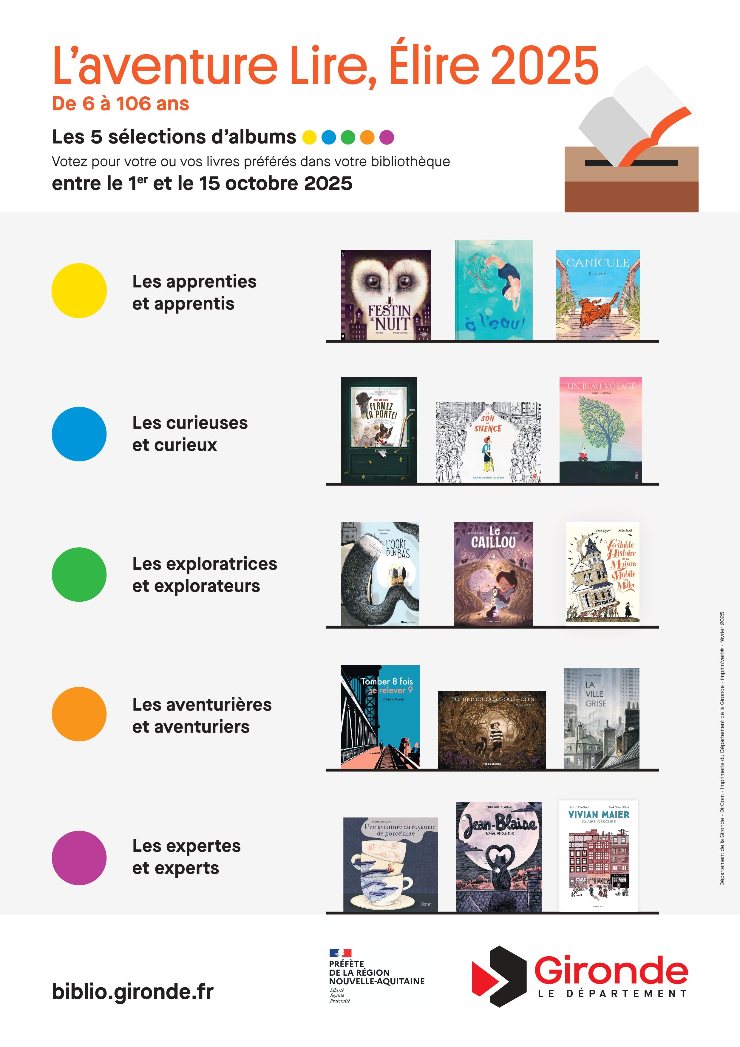 Sélection Lire, élire 2025