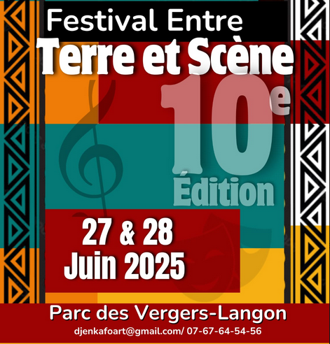 Visuel du Festival entre Terre et Scène du 27 au 28 juin à Langon