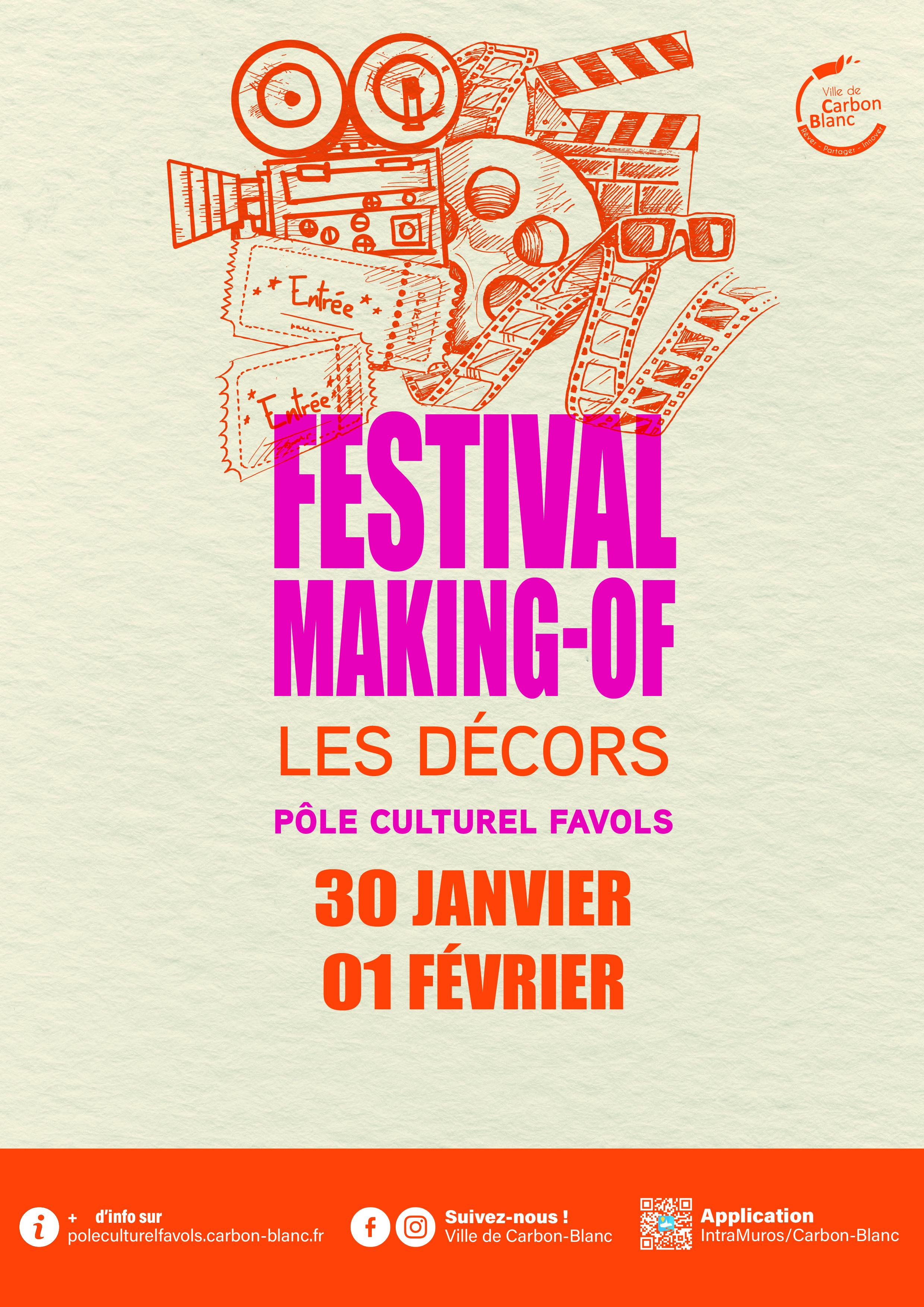 Affiche du festival Making Of 2026