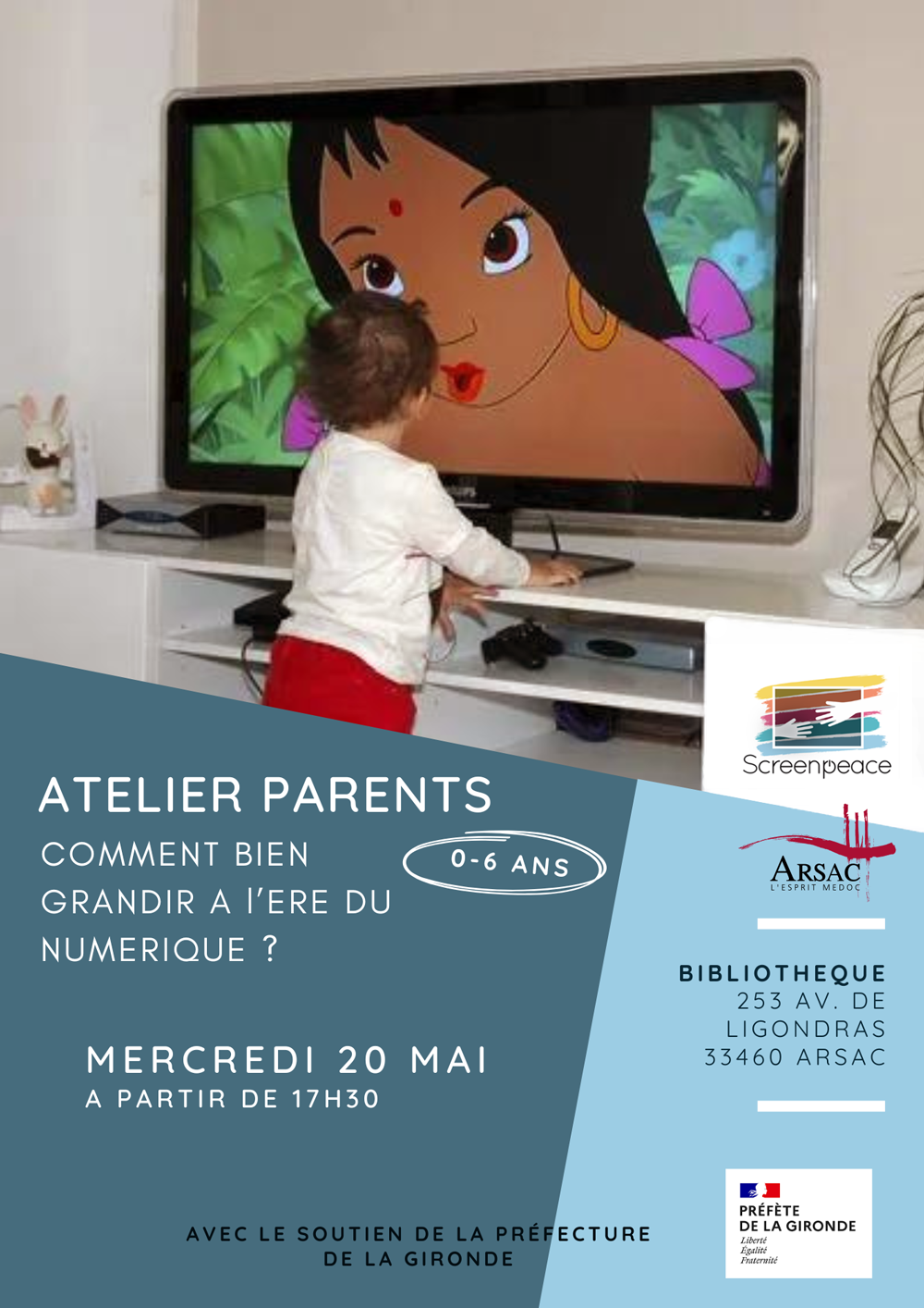 Atelier parents "comment bien grandir à l'ère du numérique?" 
