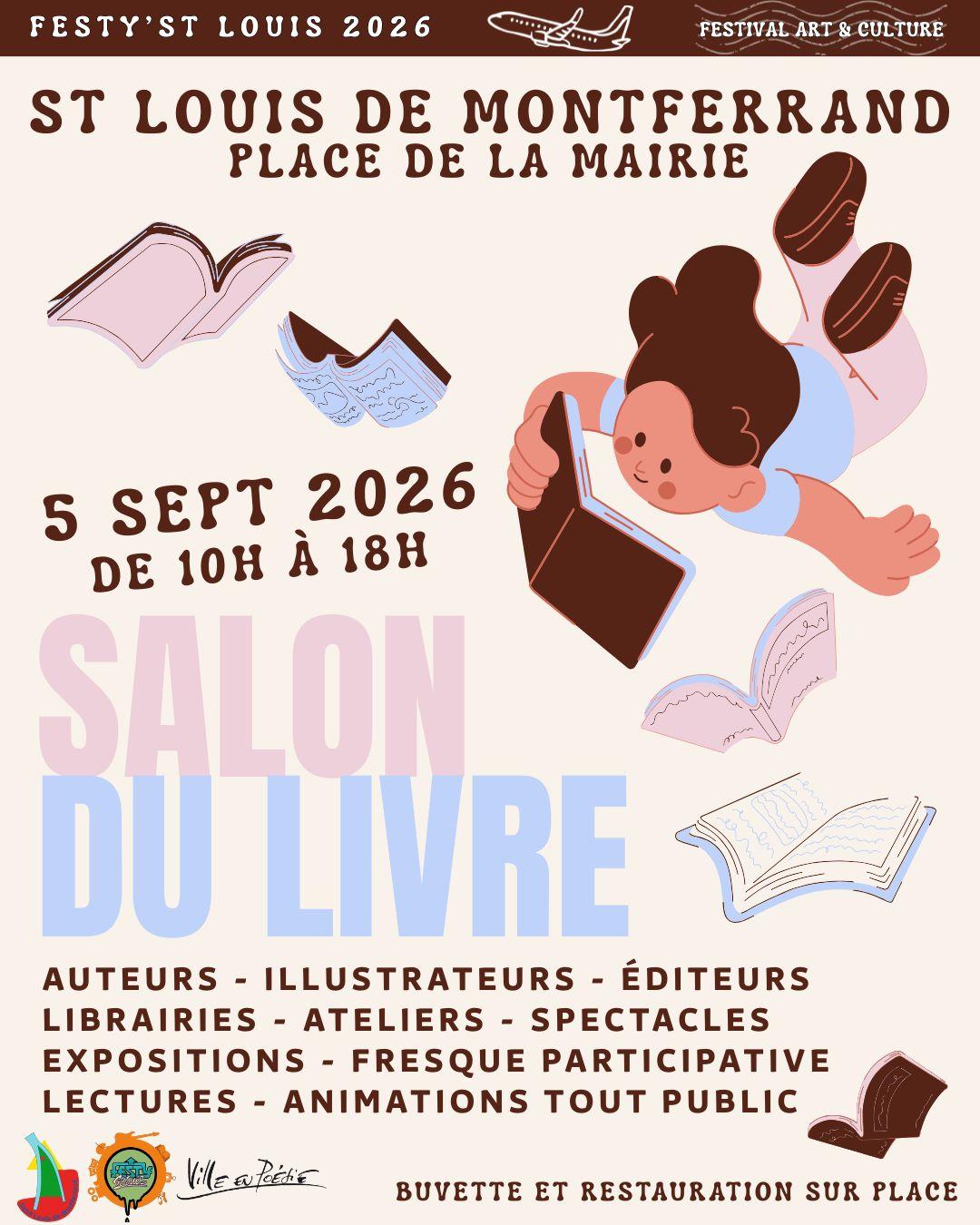 salon du livre saint louis de montferrand 5 septembre 2026