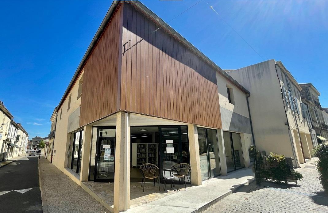 Façade bibliothèque Lesparre